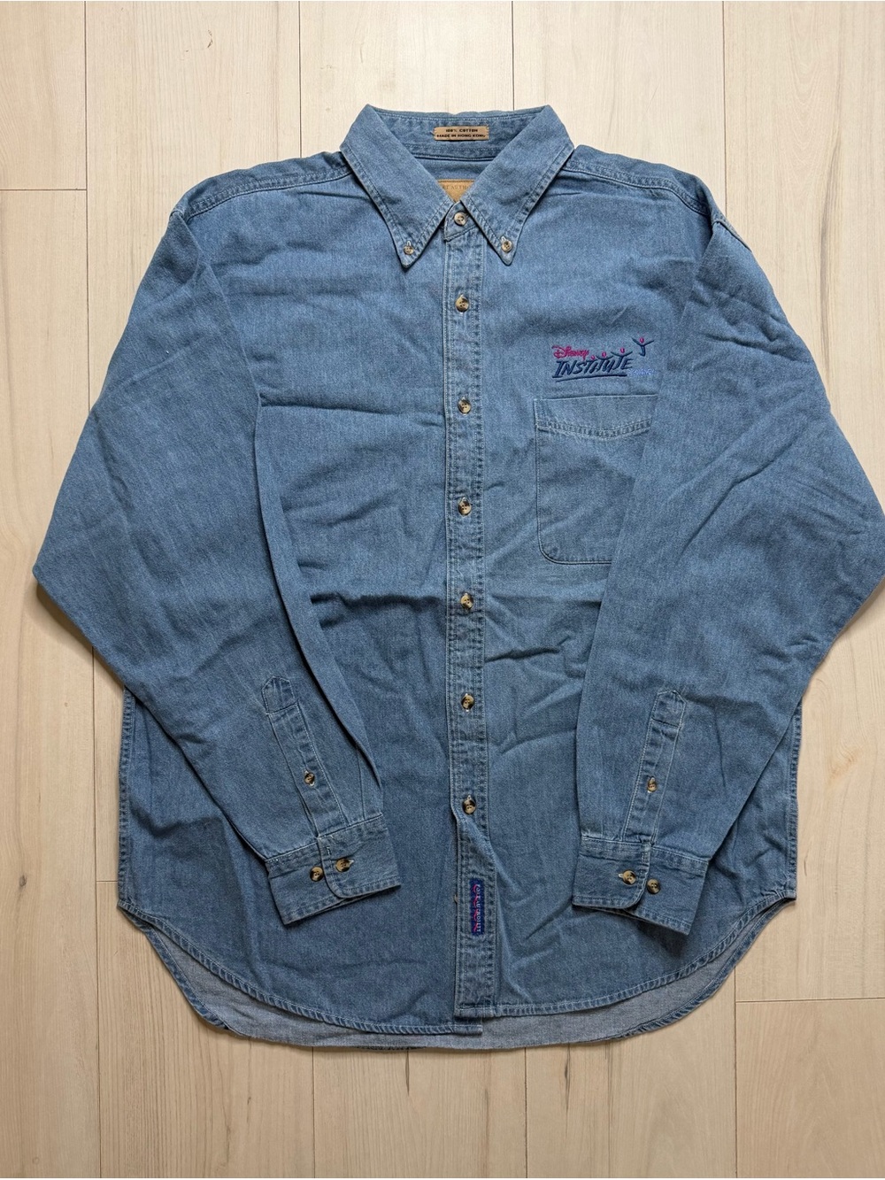 Disney institute Blue Denim Button-Down Shirt - Men